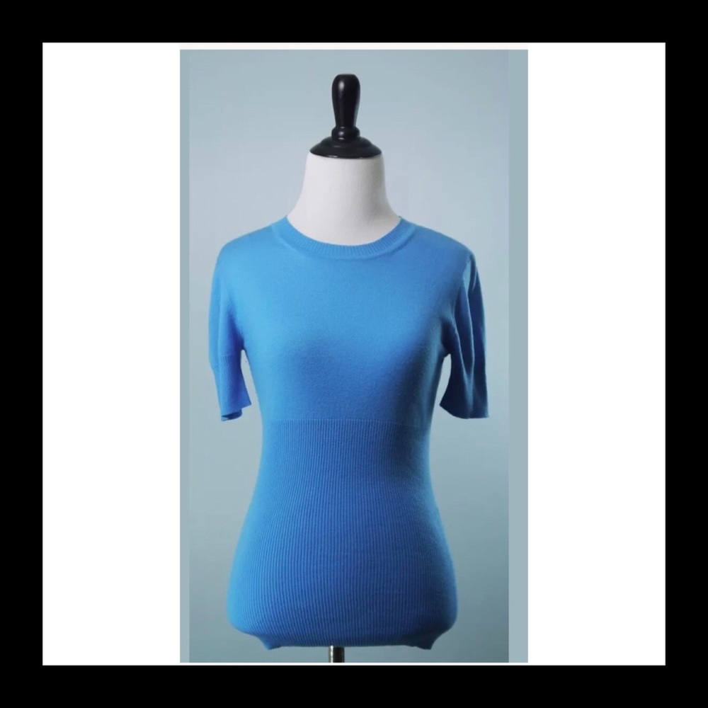 STEFFEN SCHRAUT cashmere blue top